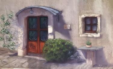 Summer Tranquility Painting titled "Summer Tranquility" by Nataly Mikhailiuk, Original Artwork, Pastel