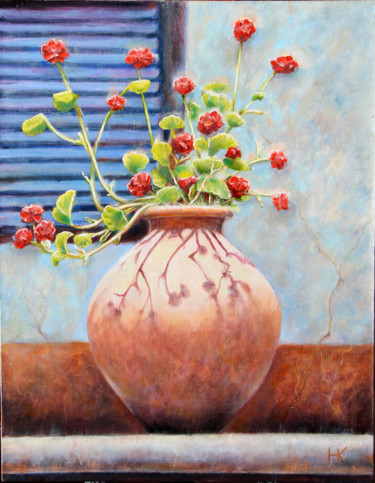 Pintura titulada "Spanish summer" por Nataliia Kartseva (Nk), Obra de arte original, Oleo