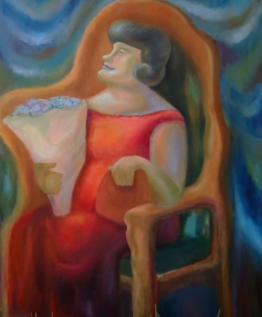Картина под названием "Театральные сезоны" - Natalie Paukova, Подлинное произведение искусства, Масло