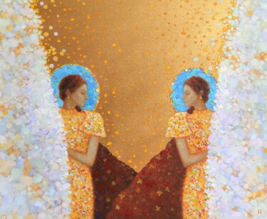 Ζωγραφική με τίτλο "The Persephone’s be…" από Natalya Chepulskaya, Αυθεντικά έργα τέχνης, Λάδι Τοποθετήθηκε στο Ξύλινο φορεί…
