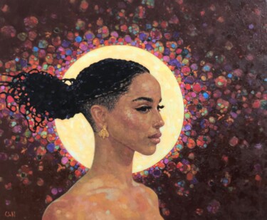 Картина под названием "The Persephone’s Be…" - Natalya Chepulskaya, Подлинное произведение искусства, Масло Установлен на Де…