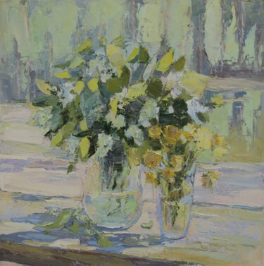 Pintura intitulada "Spring" por Natalya Egorova, Obras de arte originais, Óleo