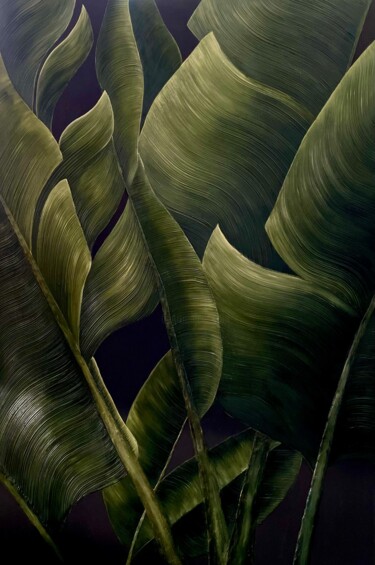 Ζωγραφική με τίτλο "Tropical Paradises…" από Natalya Nesterenko, Αυθεντικά έργα τέχνης, Λάδι