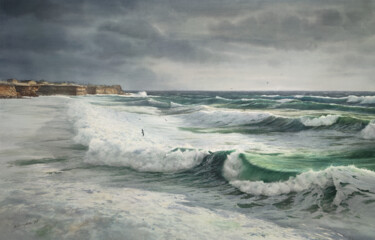 Картина под названием "Serie Storm of Cent…" - Наталья Нестерова, Подлинное произведение искусства, Акварель