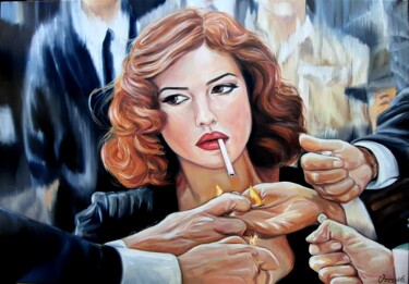 Malena Painting titled "Malena" by Natalya Ozerova (Natasha Oz), Original Art, Oil