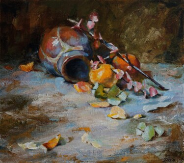 Painting titled "pot9" by Natalya Pravda, Original Artwork, Oil