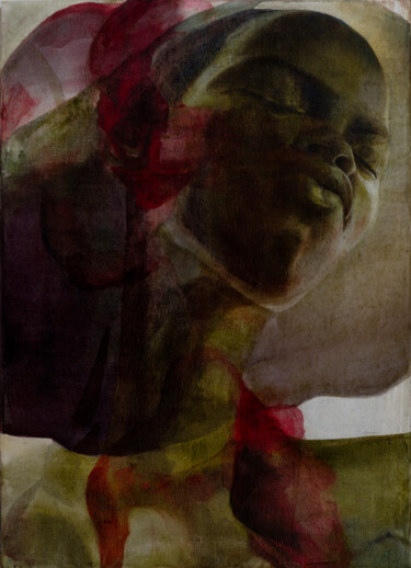 Painting titled "orfeo negro" by Natalya Pravda, Original Artwork, Oil
