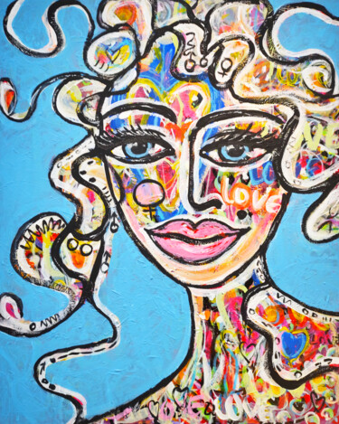 "Love painting origi…" başlıklı Tablo Natalya Volynska tarafından, Orijinal sanat, Akrilik