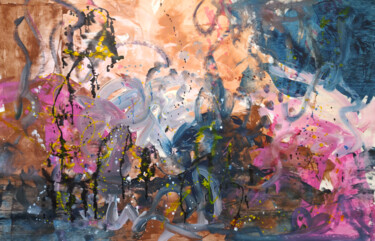 Peinture intitulée "Universe Painting A…" par Natalya Volynska, Œuvre d'art originale, Acrylique