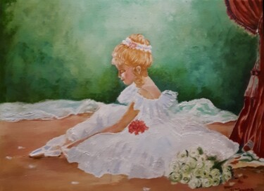 Painting titled "premiere" by Natalya Yurina, Original Artwork, Oil