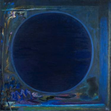 Картина под названием "Night" - Наталия Земляная, Подлинное произведение искусства, Масло