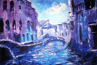 Peinture intitulée "Venise" par Nataly Basarab, Œuvre d'art originale, Huile