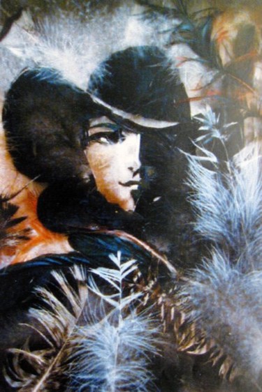 Peinture intitulée "Madame Bovary" par Nataly Basarab, Œuvre d'art originale, Autre