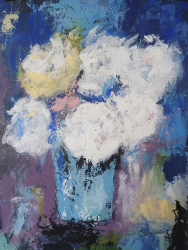 Картина под названием "Bouquet" - Natalia Ganichkina, Подлинное произведение искусства, Акрил
