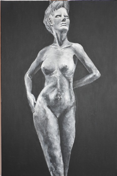 Peinture intitulée "womanpainting.jpg" par Natasha, Œuvre d'art originale, Acrylique