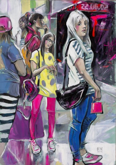 Underground Drawing titled "Underground" by Natasha Ermolaeva, Original Art, Gouache