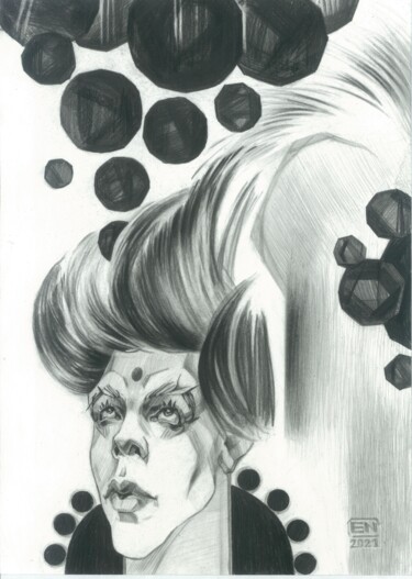 Idea Drawing titled "Idea" by Natasha Ermolaeva, Original Art, Graphite