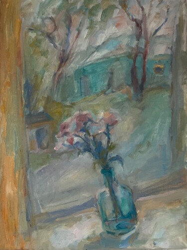 Pintura intitulada "Flowers" por Natasha Kiryushkina, Obras de arte originais, Óleo