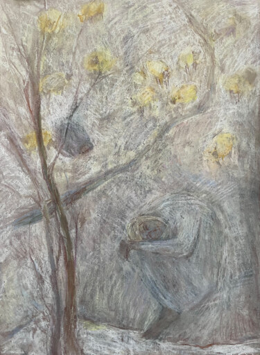Desenho intitulada "Sorrow, Sadness and…" por Natasha Kiryushkina, Obras de arte originais, Pastel