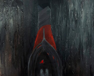 Картина под названием "The last journey" - Natasha Kochart, Подлинное произведение искусства, Акрил