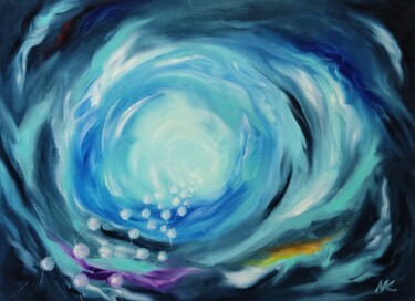 Peinture intitulée "The portal to the i…" par Natasha Korenek, Œuvre d'art originale, Huile