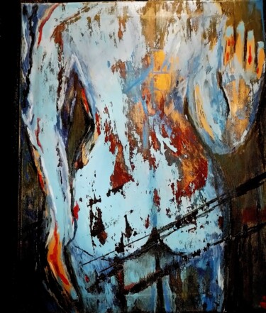 Картина под названием "........you are not…" - Natasha Orlova, Подлинное произведение искусства, Акрил Установлен на Деревян…