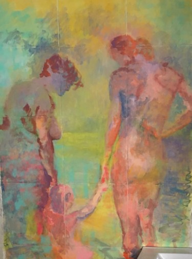 Painting titled "Женский род" by Natalia Rosenbaum, Original Artwork