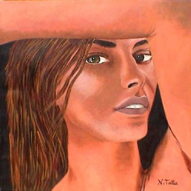 Painting titled "Model" by Natasha Tatta, Original Artwork