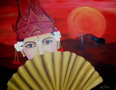 Painting titled "The Orient" by Natasha Tatta, Original Artwork