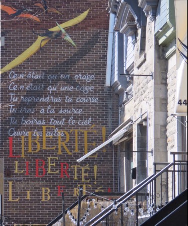 Photographie intitulée "Quand la Liberté s’…" par Nathalie De Courrèges, Œuvre d'art originale