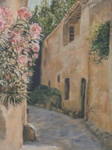 Peinture intitulée "un air provençal.." par Nathalie De Courrèges, Œuvre d'art originale, Acrylique
