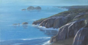 Painting titled "Carmel Coast" by Nathan Gagner, Original Artwork