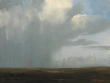 Painting titled "Clearing Rain" by Nathan Gagner, Original Artwork