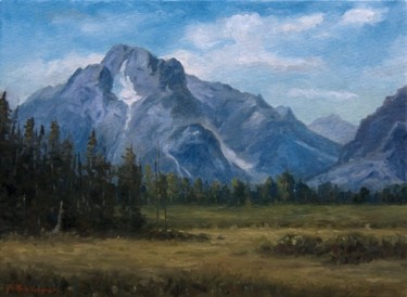 Painting titled "Meadows of Mount Mo…" by Nathan Gagner, Original Artwork