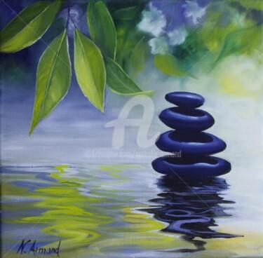 Malerei mit dem Titel "Equilibre" von Nathalie Armand, Original-Kunstwerk
