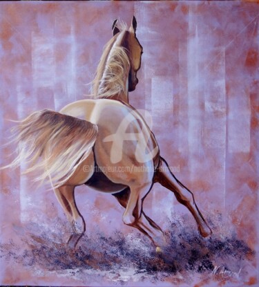 Painting titled "puissance" by Nathalie Armand, Original Artwork, Acrylic