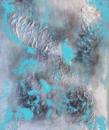 Painting titled "Après la tempête  v…" by Nathalie Barbes, Original Artwork, Acrylic