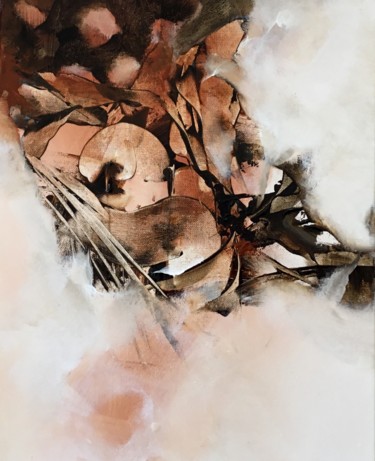 Pintura intitulada "L'entre-deux" por Nathalie Bardyn, Obras de arte originais, Acrílico