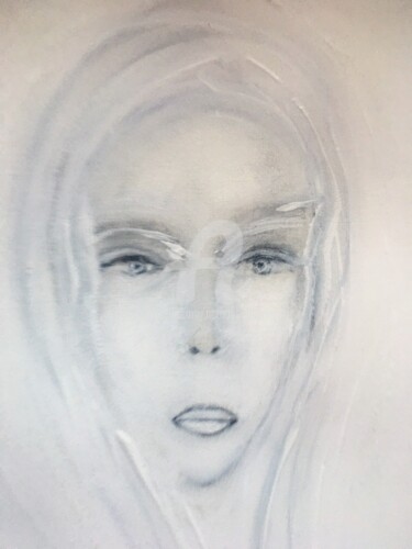 Drawing titled "AIMER ENCORE." by Nathalie Bellanger, Original Artwork, Acrylic