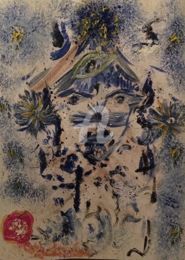 Peinture intitulée "La Quête d’Absolu." par Nathalie Bellanger, Œuvre d'art originale, Acrylique