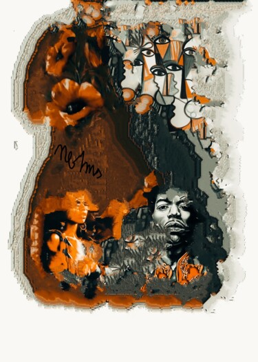 Peinture intitulée "Les racines et la v…" par Nathalie Bendotti, Œuvre d'art originale, Acrylique
