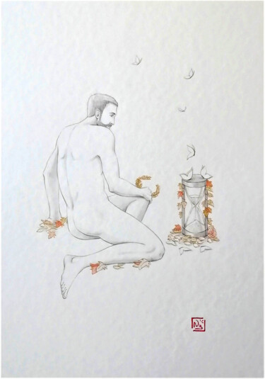 Pintura titulada "Un jour viendra...-…" por Nathalie Boyer, Obra de arte original, Tinta