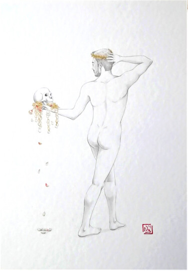 Malerei mit dem Titel "Un jour viendra...-…" von Nathalie Boyer, Original-Kunstwerk, Tinte