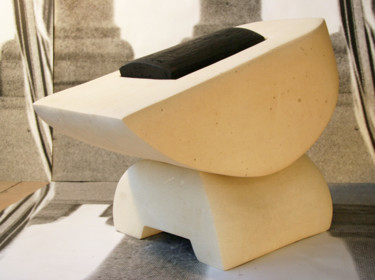 Escultura intitulada "23-fusion-ii-pierre…" por Nathalie Cirino, Obras de arte originais