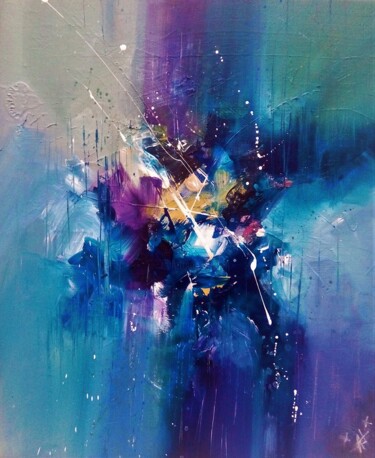 Painting titled "Orion" by Nathalie Dugarin Desaulty, Original Artwork
