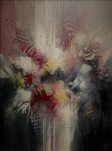 Painting titled "Devenir" by Nathalie Dugarin Desaulty, Original Artwork