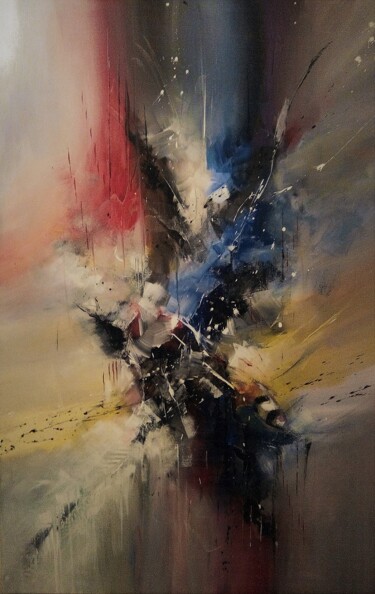 Painting titled "Liberté!" by Nathalie Dugarin Desaulty, Original Artwork