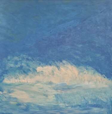 Pittura intitolato "La vague" da Nathalie Fernandes (Natys), Opera d'arte originale, Acrilico Montato su Telaio per barella…