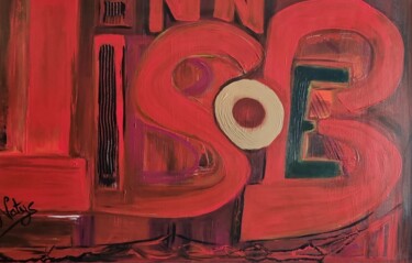 Malerei mit dem Titel "Lisbonne - Lisboa" von Nathalie Fernandes (Natys), Original-Kunstwerk, Acryl Auf Keilrahmen aus Holz…