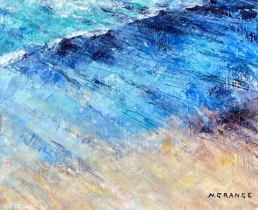 Peinture intitulée "la marée 2" par Nathalie Grange, Œuvre d'art originale, Acrylique Monté sur Châssis en bois